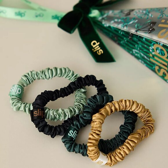 Slip Pure Silk Skinny Scrunchie Ornament NWT - Picture 3 of 4